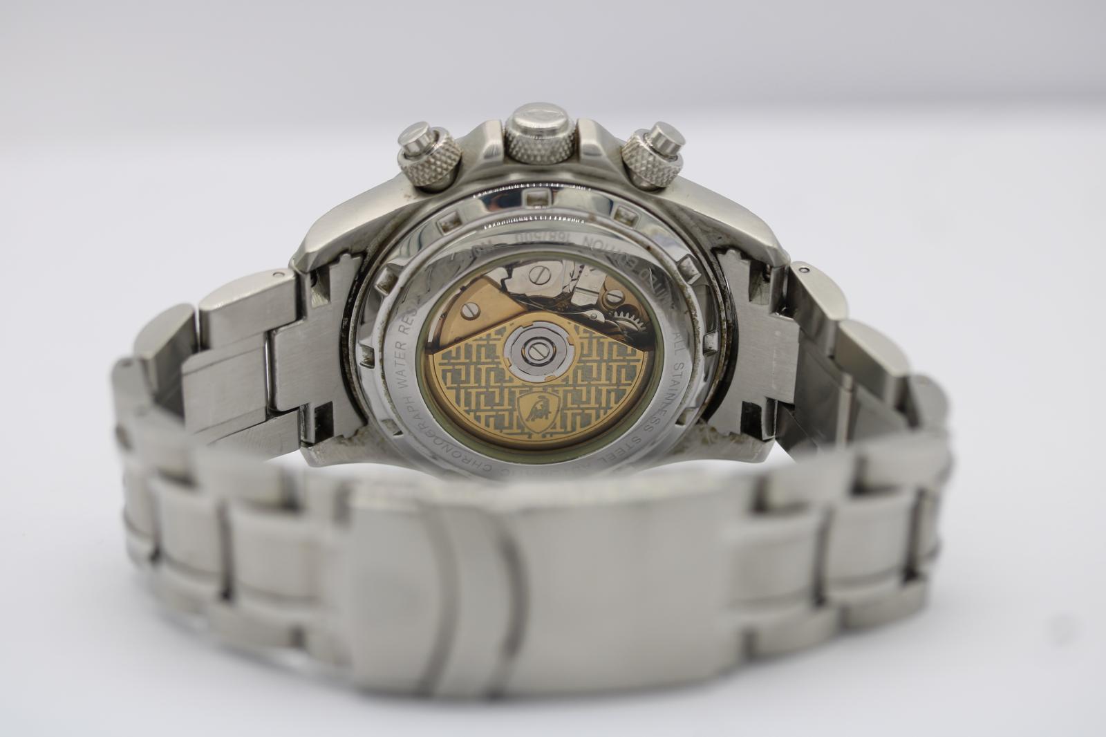 Tonino Lamborghini Chronographe 168/500  Édition limitée  Automatique  ensemble complet en vente 6