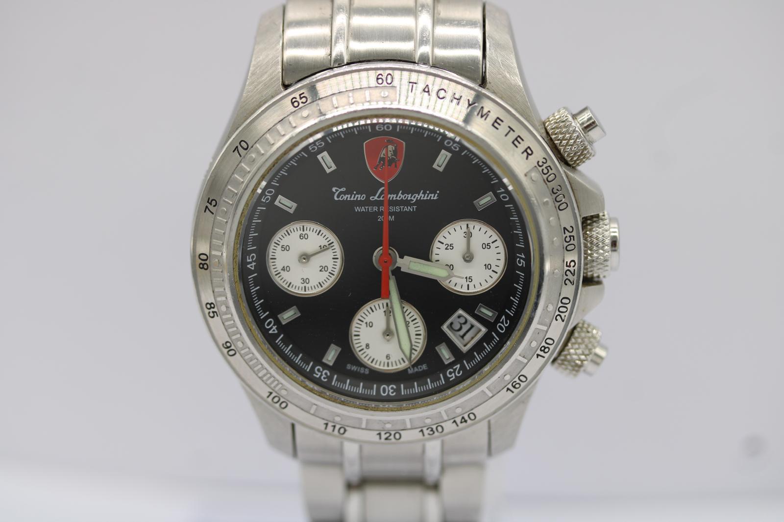 Tonino Lamborghini Chronographe 168/500  Édition limitée  Automatique  ensemble complet Bon état - En vente à London, GB