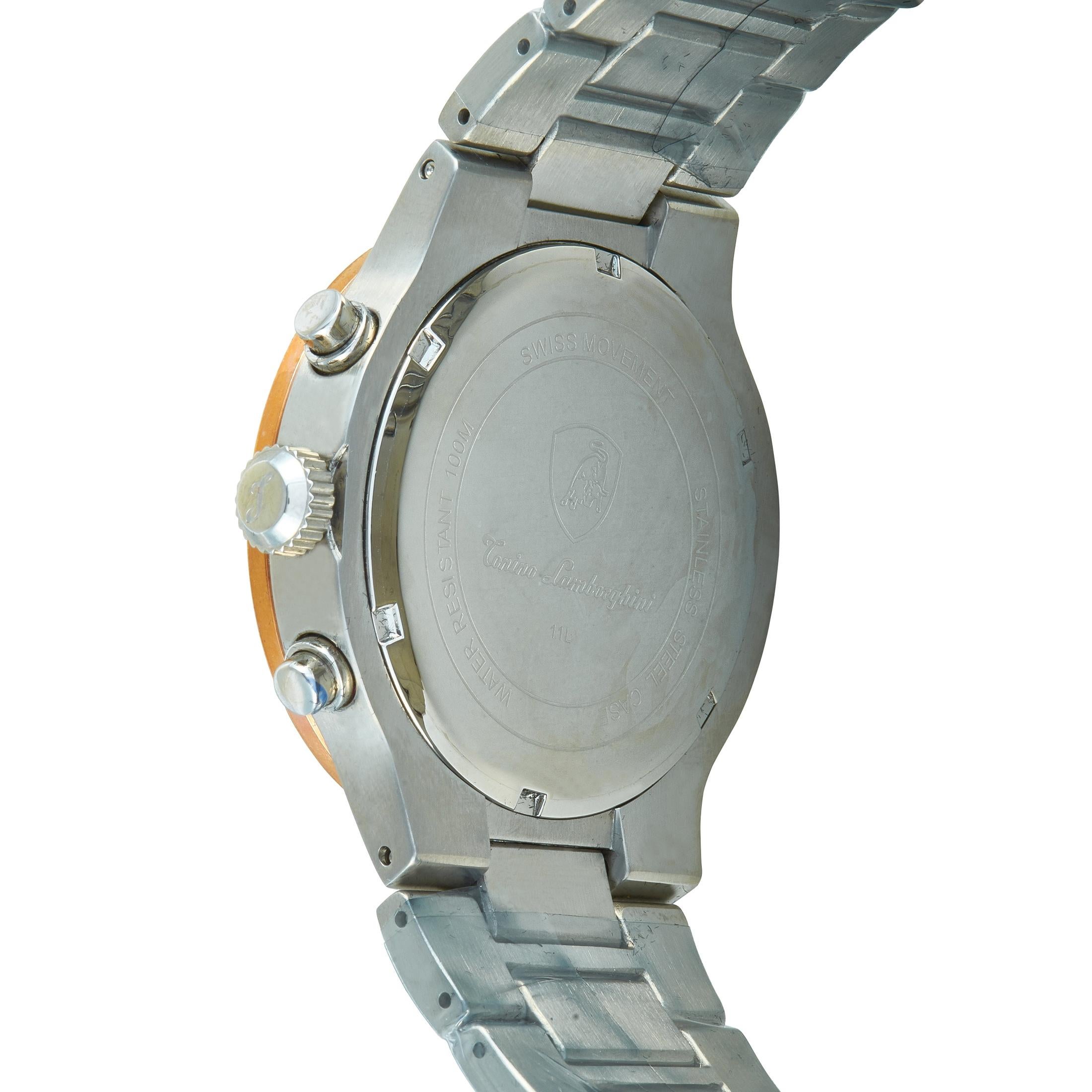 Tonino Lamborghini Chronograph Watch EN034.504CF In New Condition In Southampton, PA