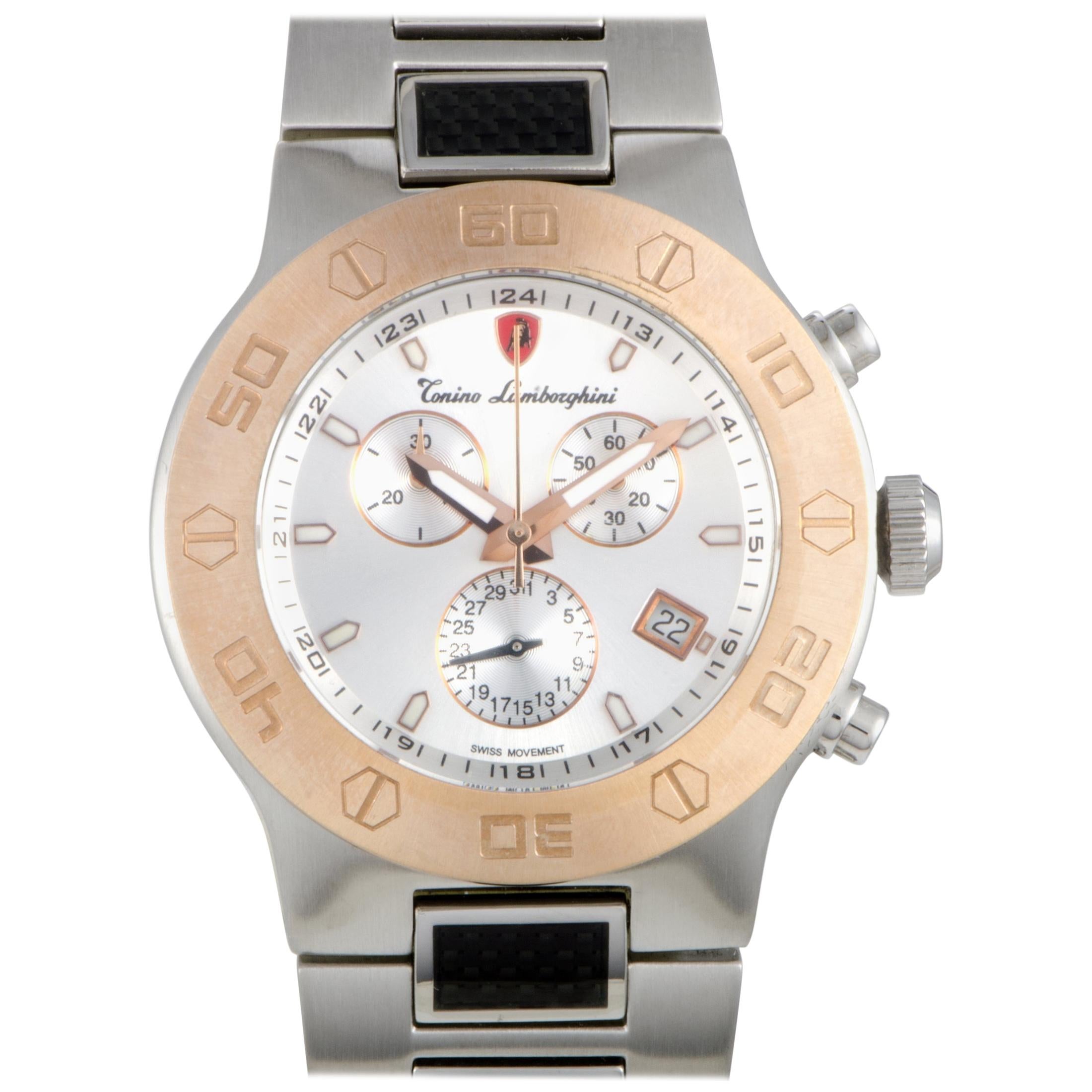 Tonino Lamborghini EN Models Men's Quartz Chronograph Watch EN034.502CF