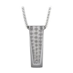 Tonino Lamborghini Motore Collection Stainless Steel Pendant Necklace