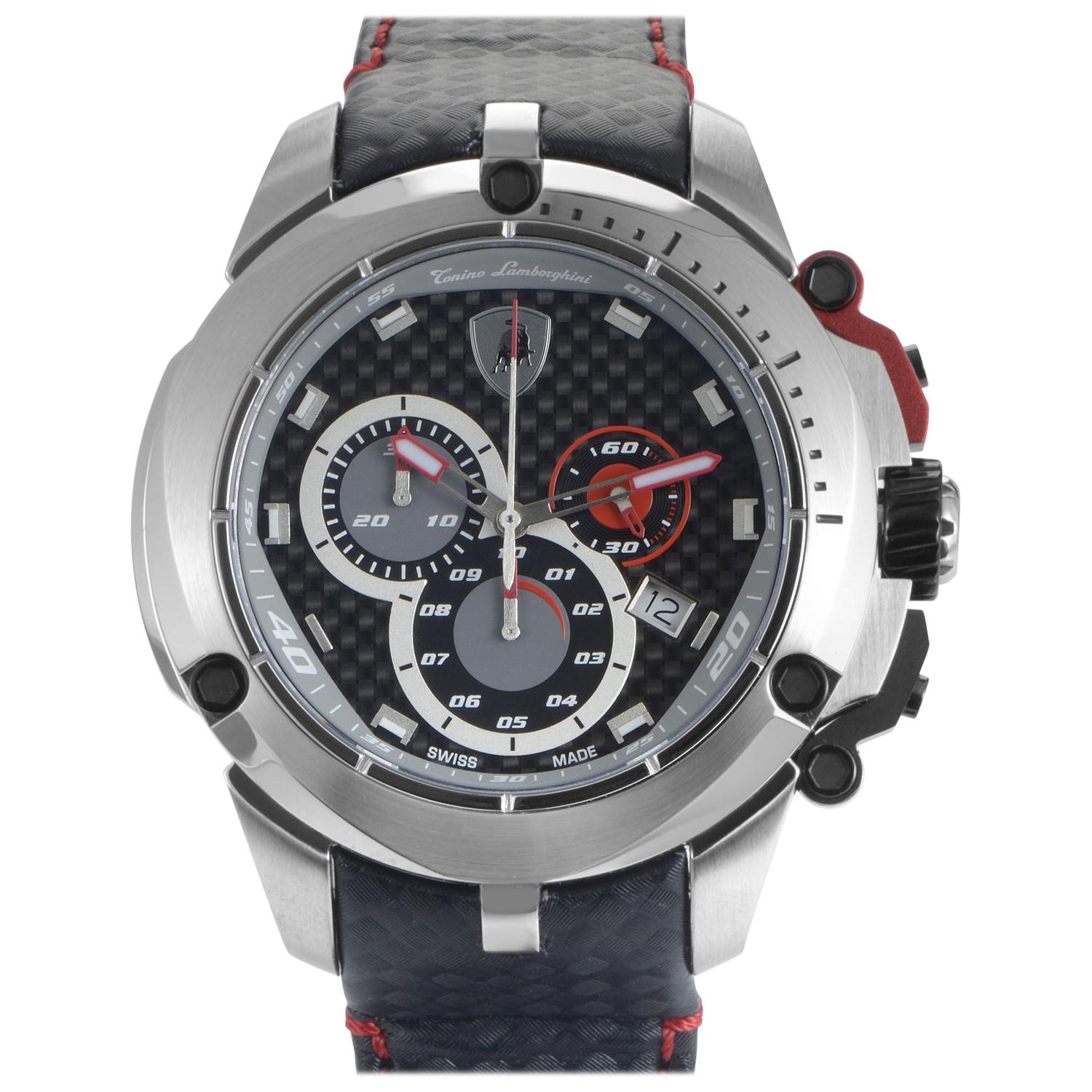 Tonino Lamborghini Shield Series Quartz Chronograph Watch 7801