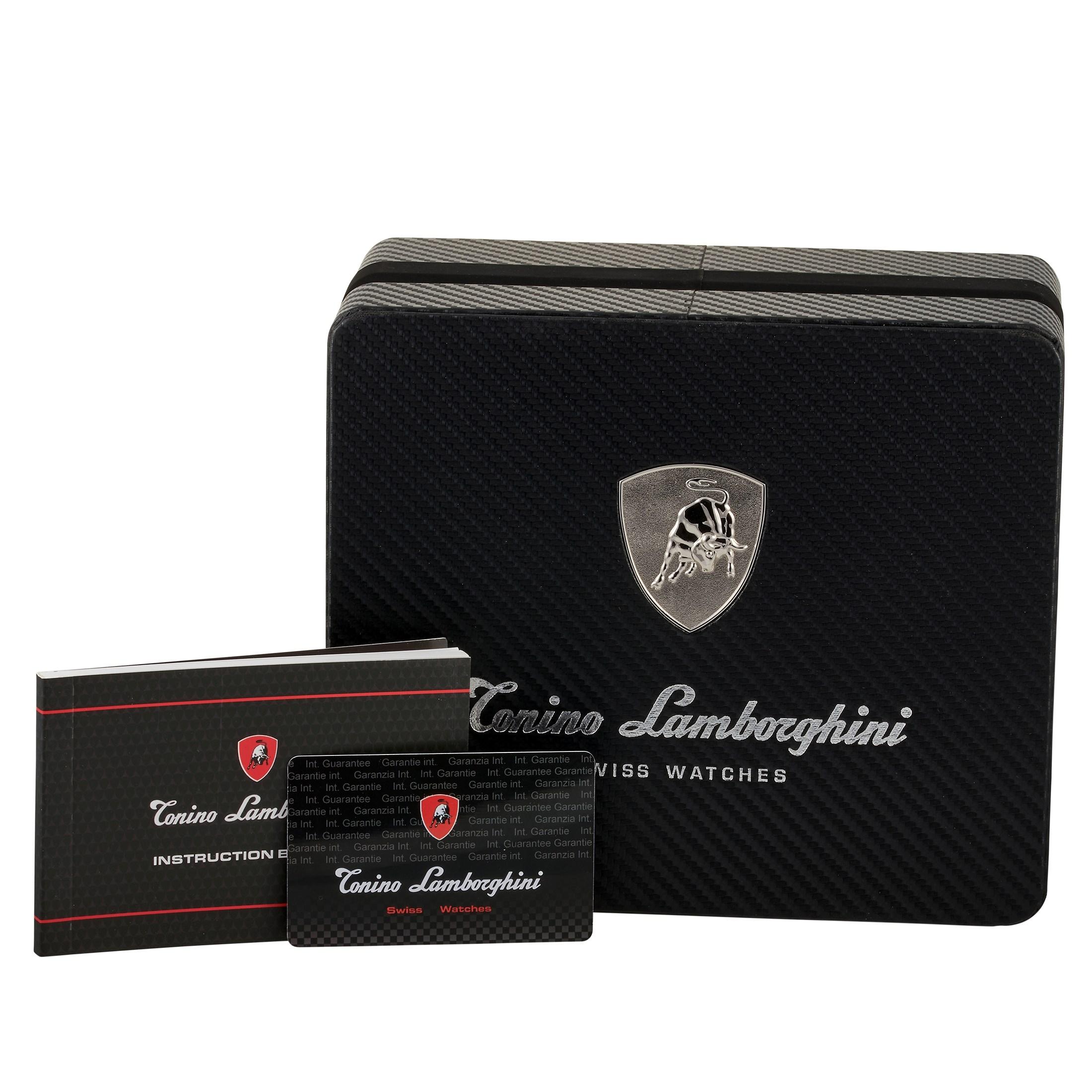 Tonino Lamborghini Spyder 1100 Chronograph Gold-Ton Edelstahl Uhr 1120 Herren