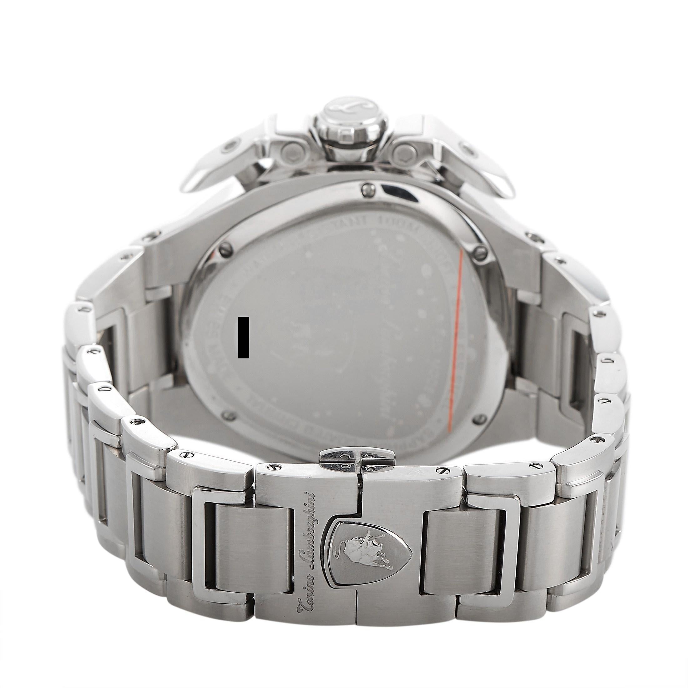 Tonino Lamborghini Spyder Chronograph Watch SW3007 In Excellent Condition In Southampton, PA