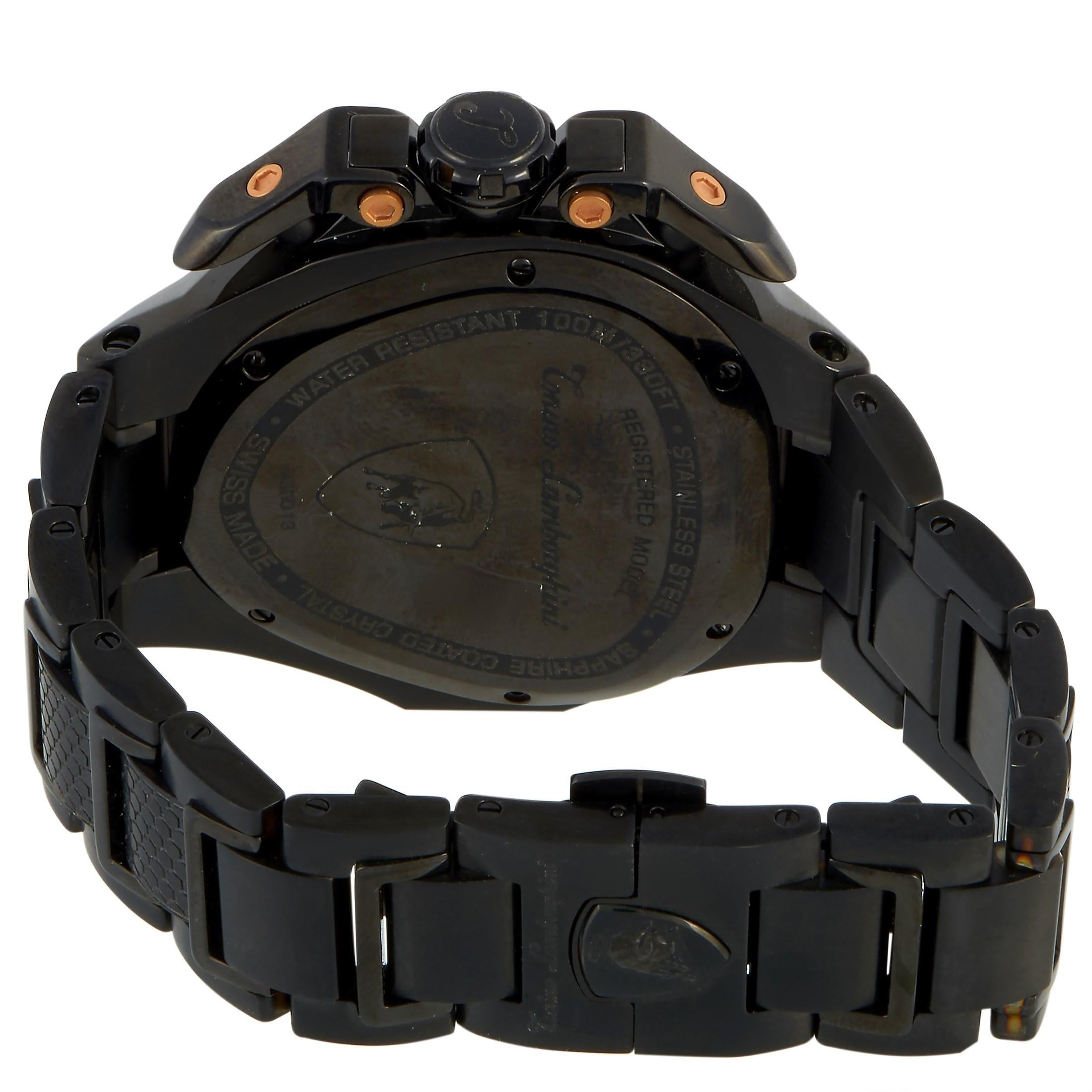 Tonino Lamborghini Spyder Chronograph Watch SW3104 In Excellent Condition In Southampton, PA