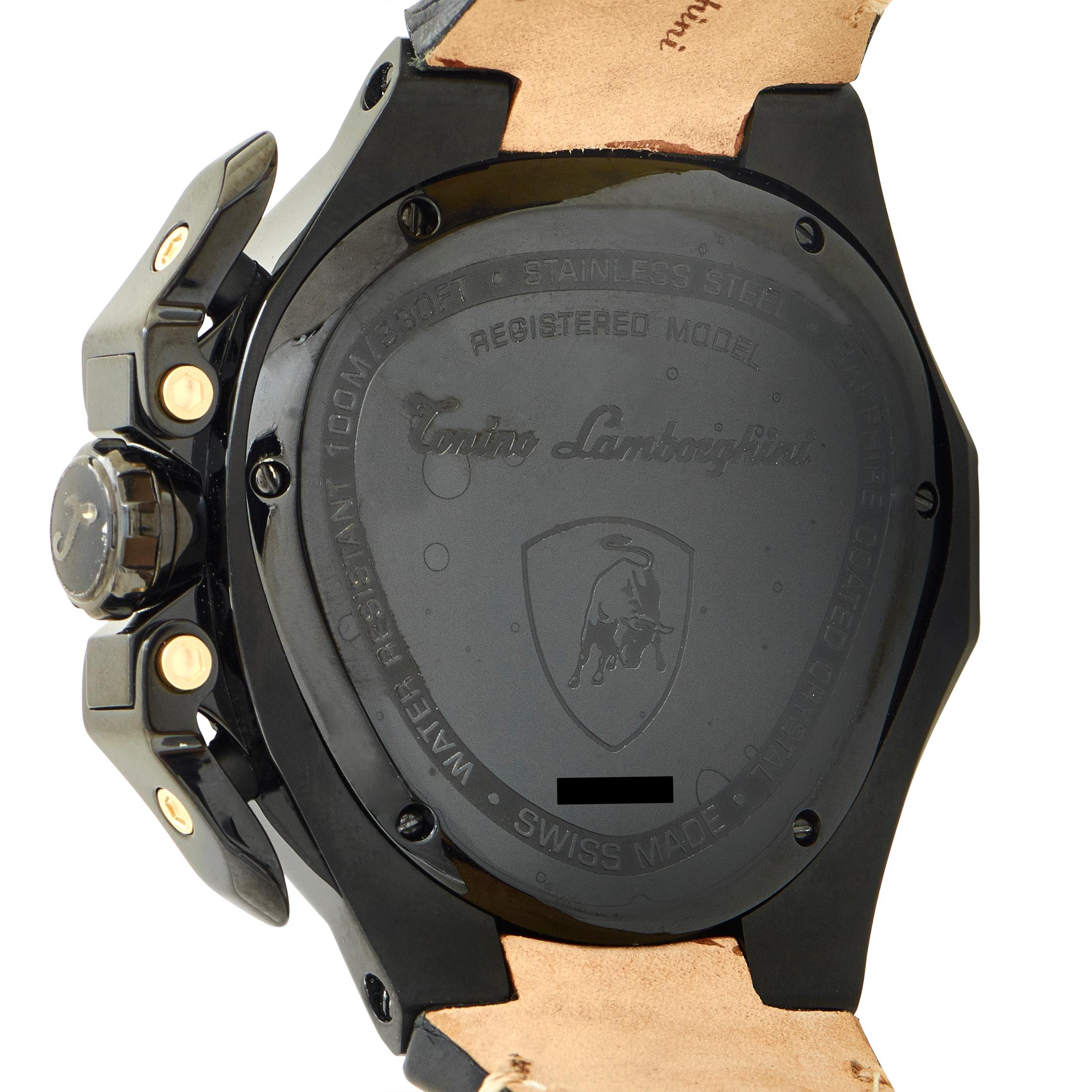 Tonino Lamborghini Spyder Men's Quartz Chronograph Watch 3012 In New Condition In Southampton, PA