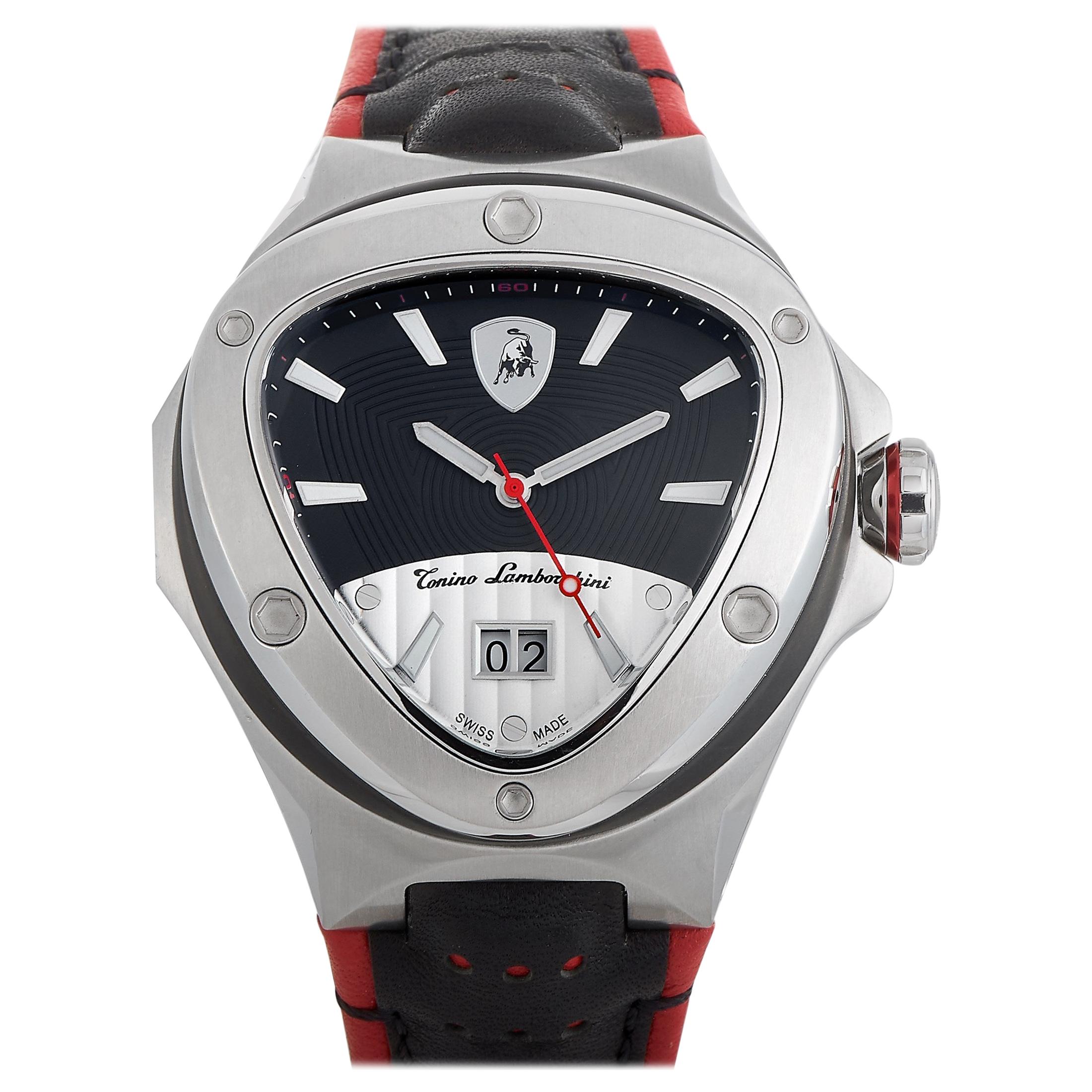 Montre Tonino Lamborghini Automatique - Bracelet Cuir - Neuf Sans étiquette Avec Boîte