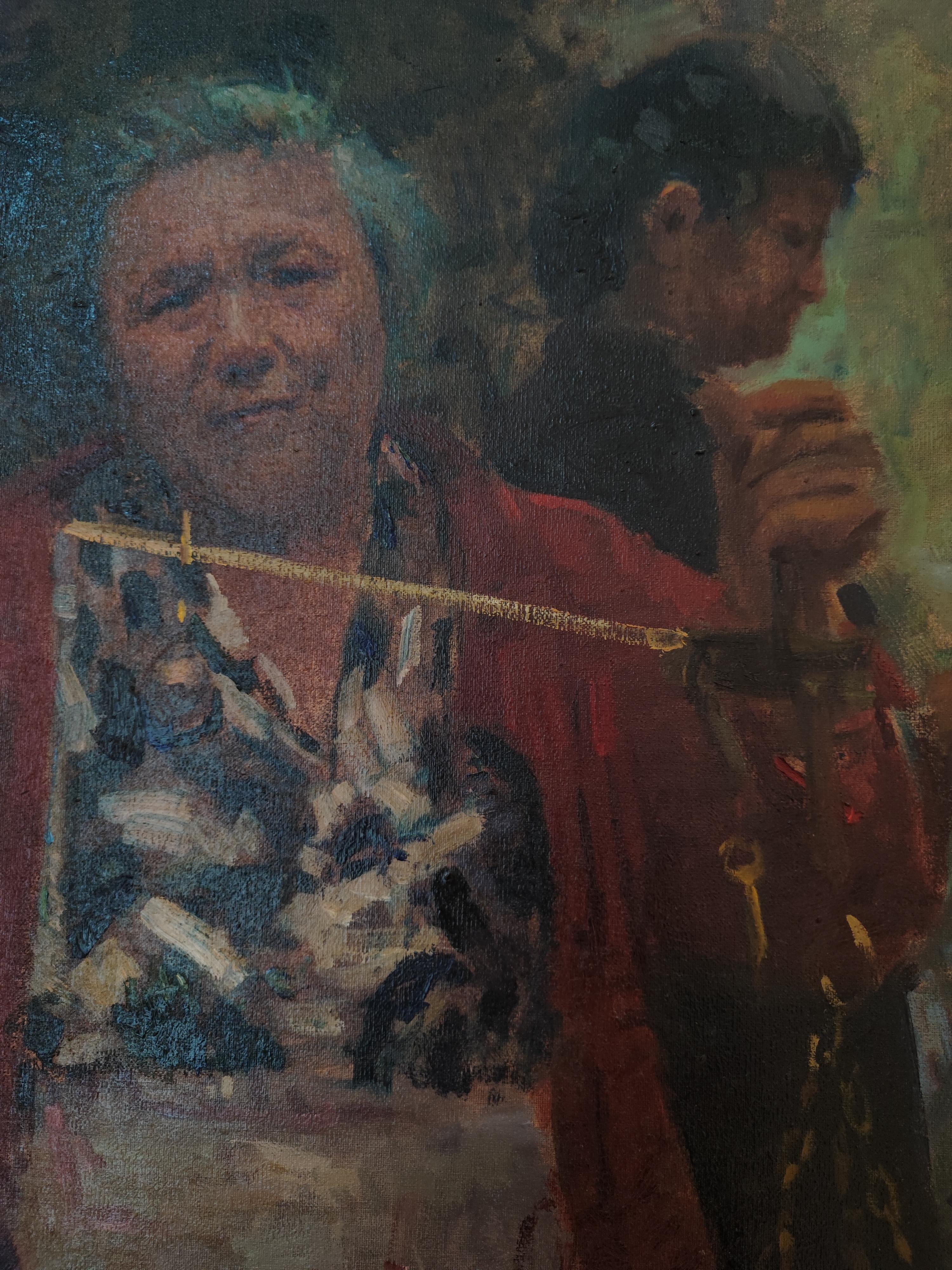 Woman at the market For Sale 2
