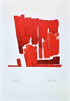 Used Composition - Screen Print by Tonino Maurizi - 1970s