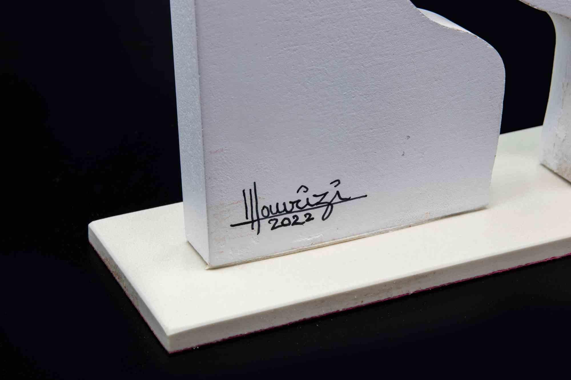 Composition abstraite blanche - Sculpture de Tonino Maurizi - 2022 en vente 3