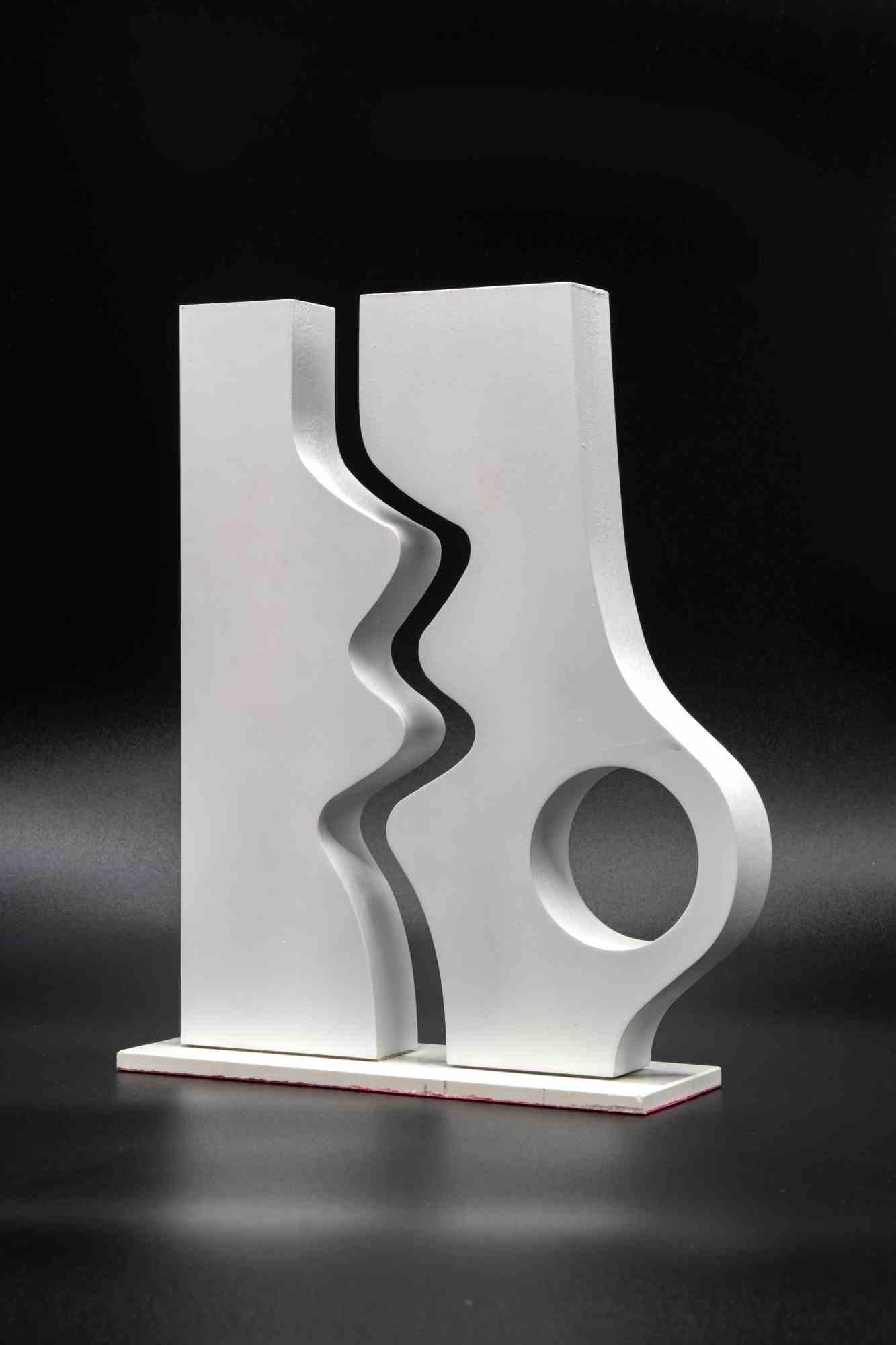 Abstrakte Komposition in Weiß – Skulptur von Tonino Maurizi – 2023 im Angebot 2
