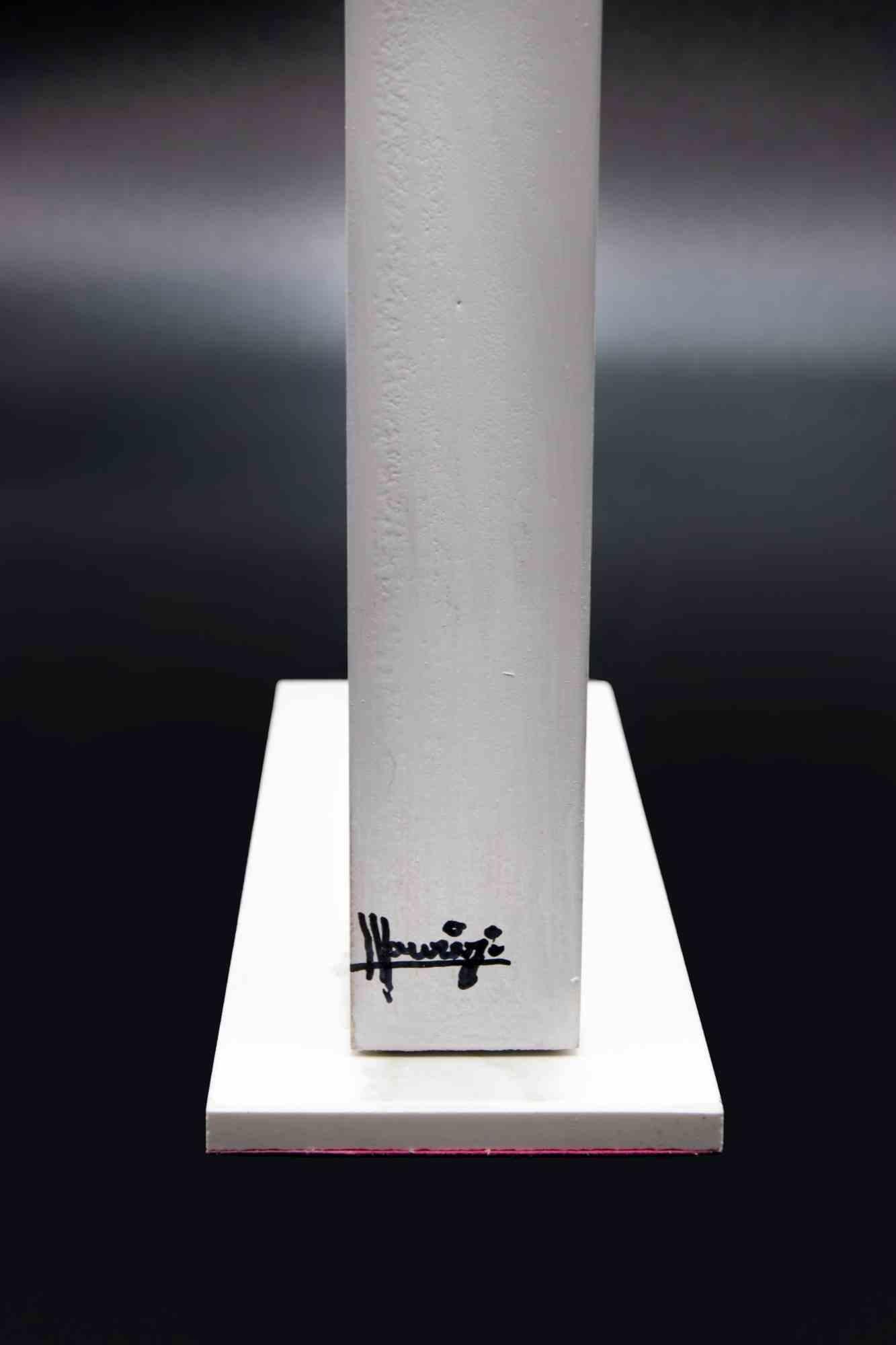 Abstrakte Komposition in Weiß – Skulptur von Tonino Maurizi – 2023 im Angebot 3