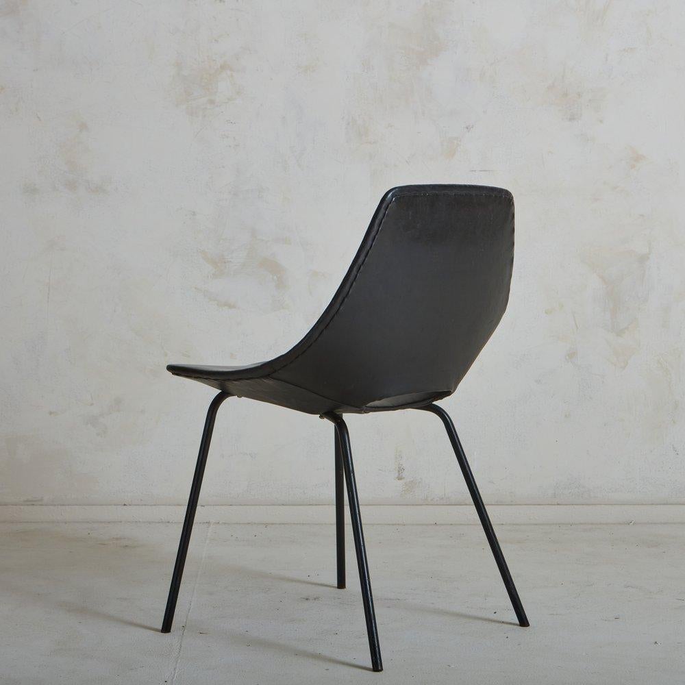 Tonneau Chair by Pierre Guariche for Steiner, France 1950s 2