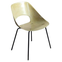 “Tonneau” Chair Cream by Pierre Guariche