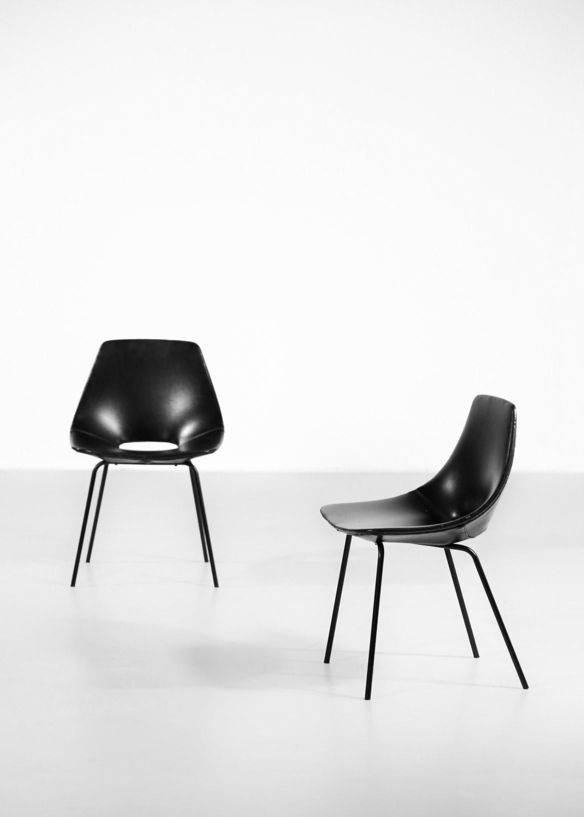 Tonneau Chairs by Pierre Guariche '16 Chairs' 4