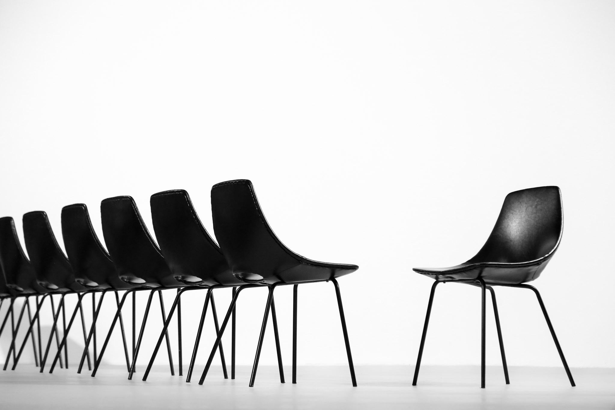 Tonneau Chairs by Pierre Guariche '16 Chairs' 5