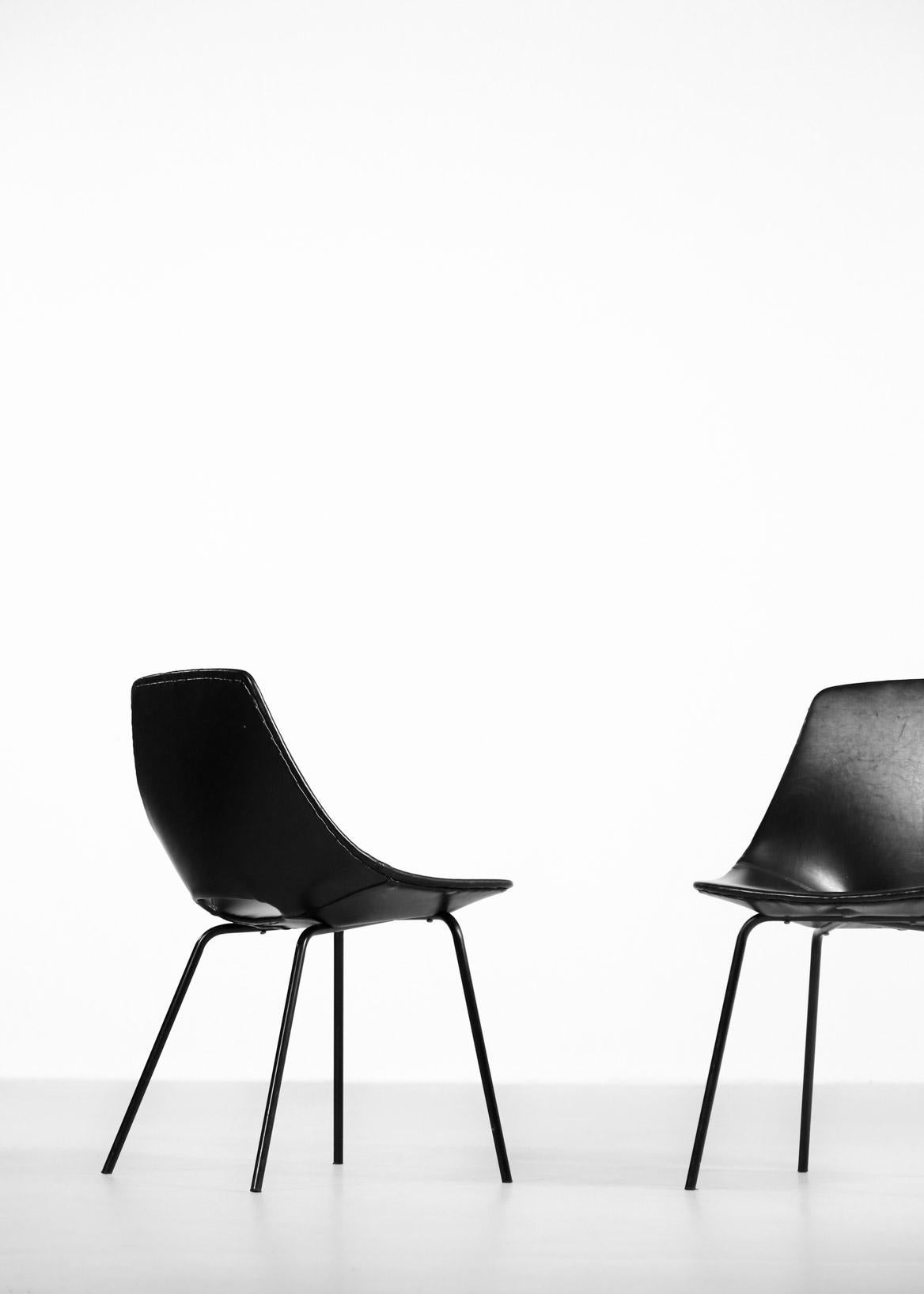 Tonneau Chairs by Pierre Guariche '16 Chairs' 8