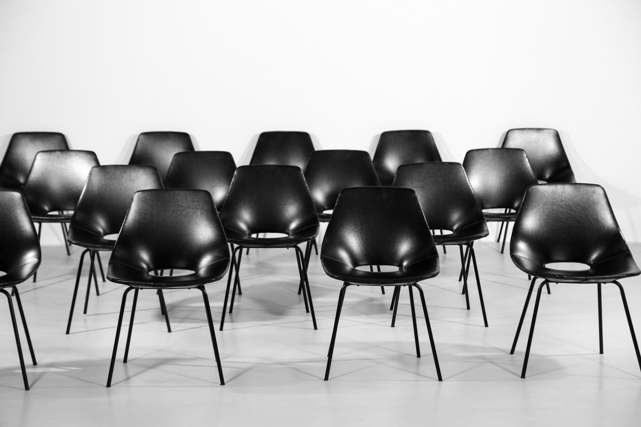 French Tonneau Chairs by Pierre Guariche '16 Chairs'