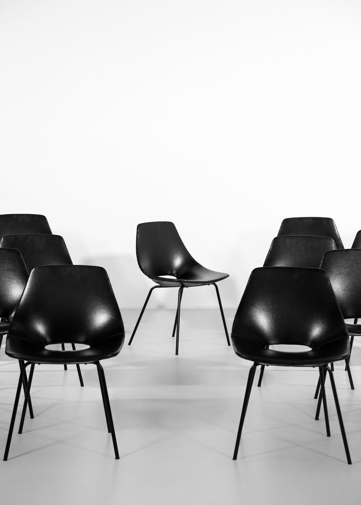 20th Century Tonneau Chairs by Pierre Guariche '16 Chairs'