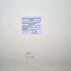 Tono Italian Landscape Painting in Grease Wax, Lithographed Paper