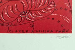 Circeria Odissea - Lithographie von Tono Zancanaro - 1970er Jahre