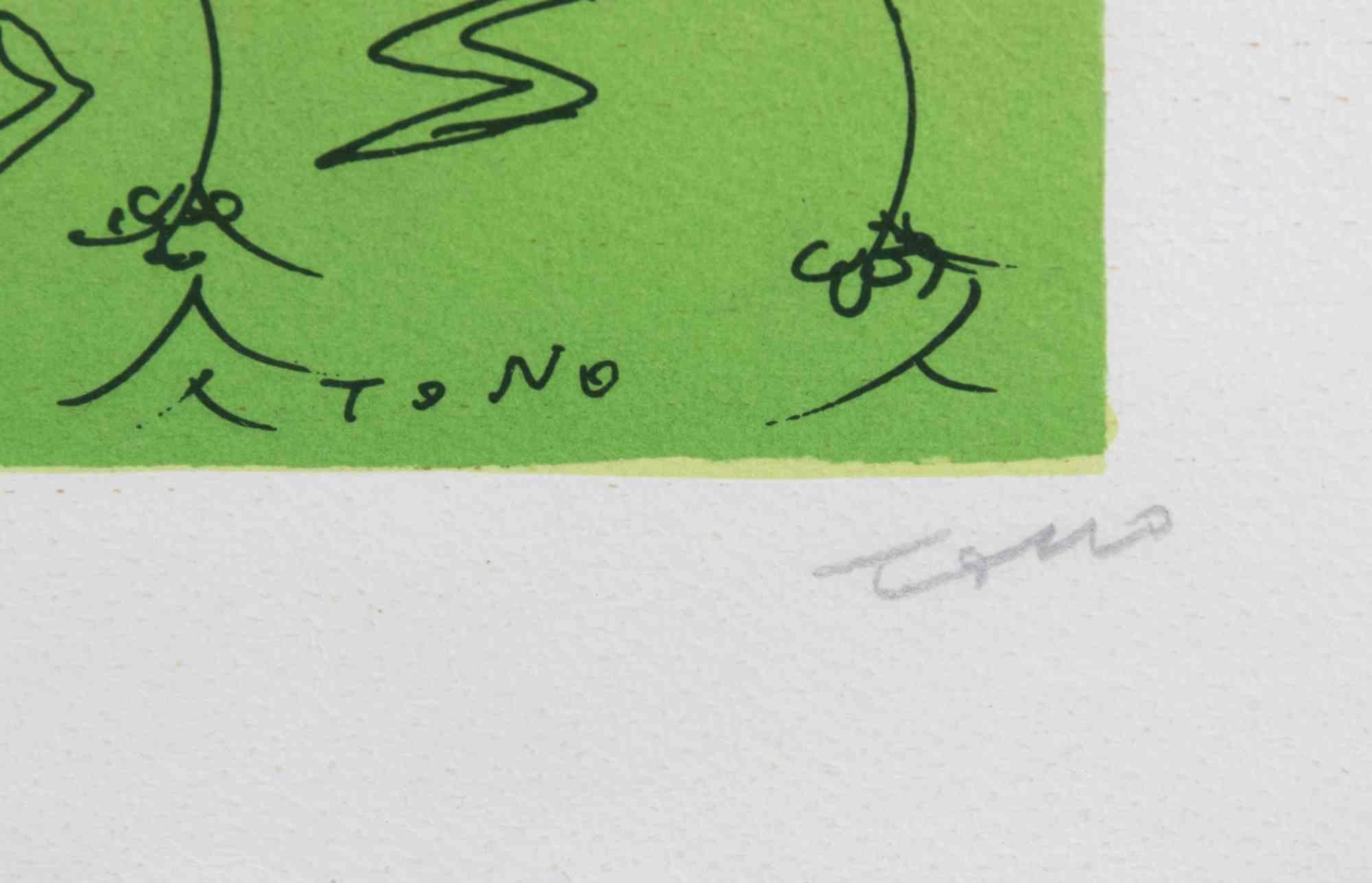 Maselinos Circeria Odissea - Litografía de Tono Zancanaro - Años 70 en venta 2