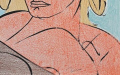 Paolo e Francesca - Original Lithograph by Tono Zancanaro - 1981