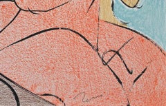 Paolo e Francesca - Lithograph by Tono Zancanaro - 1981