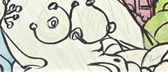 Poppea II Lithograph, Contemporary Style, Signed, Edition 125, 1981