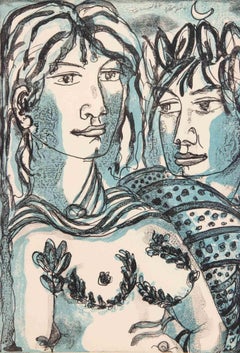 Romeo und Julia - Lithographie von Tono Zancanaro - 1981