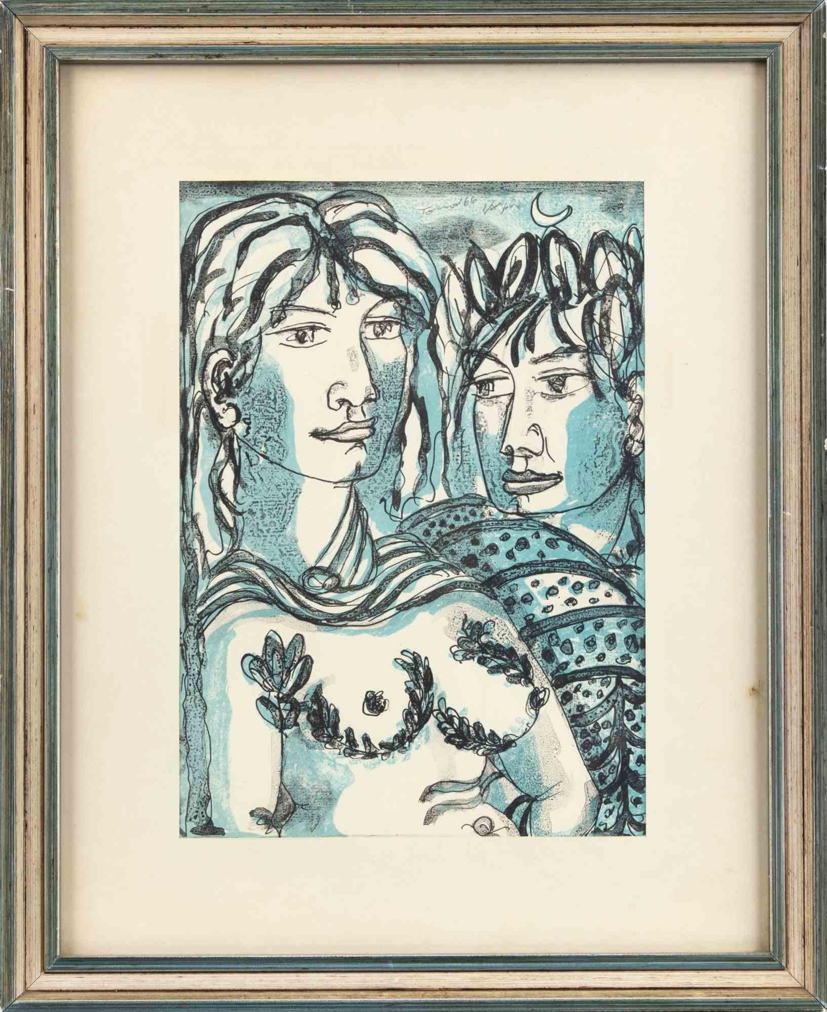 Litografía realizada por Tono Zancanaro en 1966.

Prueba de artista.

Firmado a mano y fechado a lápiz.

Muy buen estado.

Incluye un marco de madera.