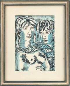 Romeo y Julieta - Litografía de Tono Zancanaro - 1981