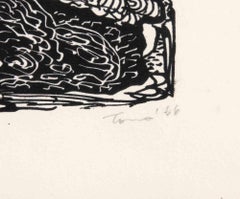 Ohne Titel - Lithographie von Tono Zancanaro - 1966