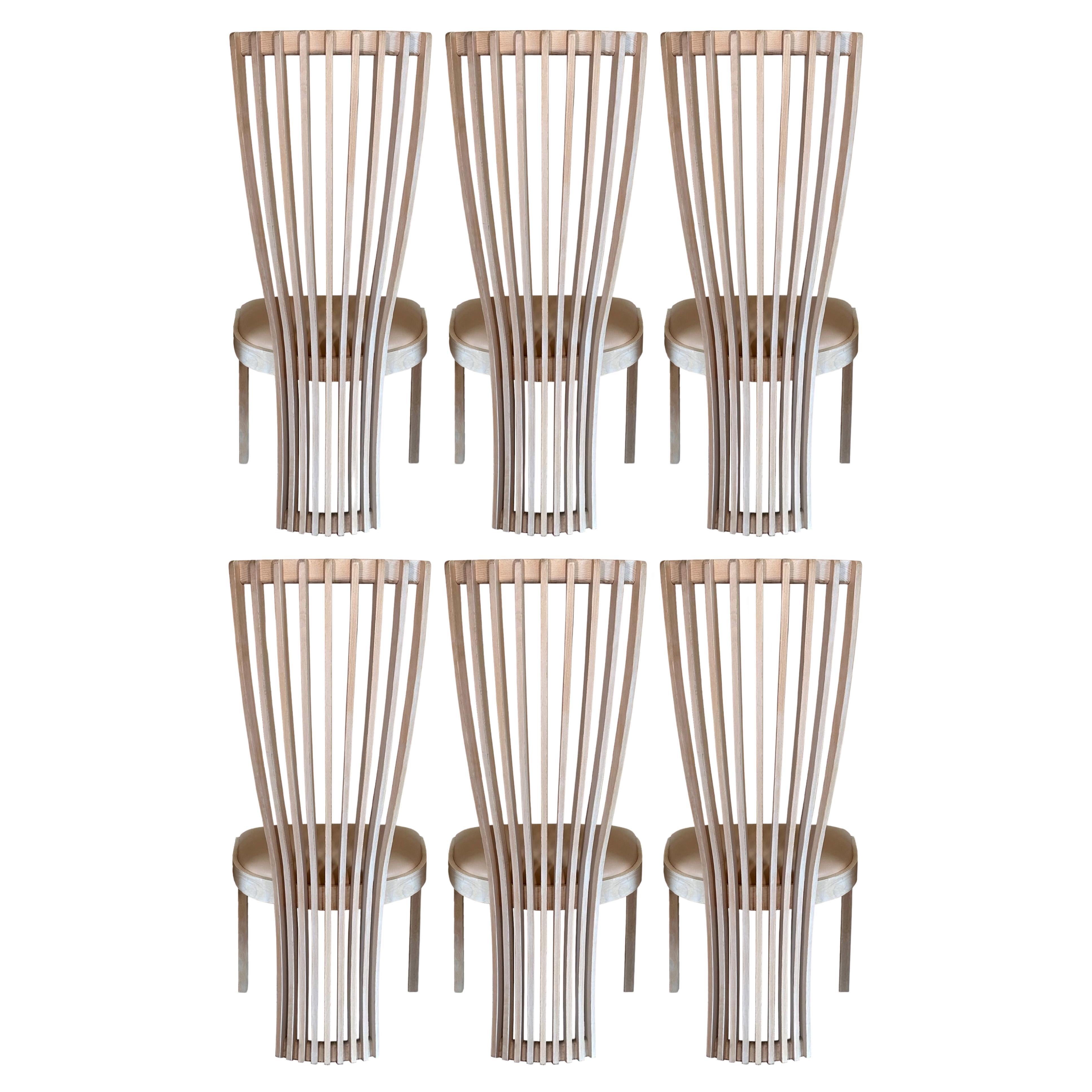 Tonon Dining Chairs for Roche Bobois, Set of 6