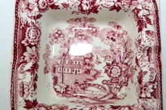 Tonquin Red Pink by ROYAL STAFFORDSHIRE by Clarice Cliff made in England Ashtray
