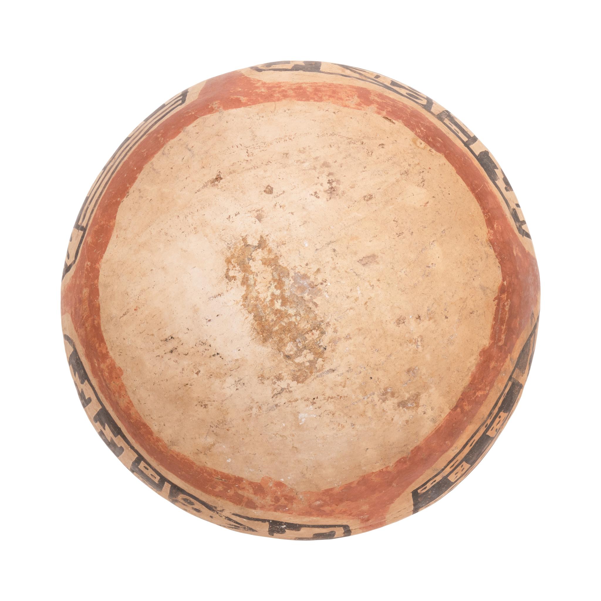 Vaso in ceramica policroma Tonto. 5 1/2