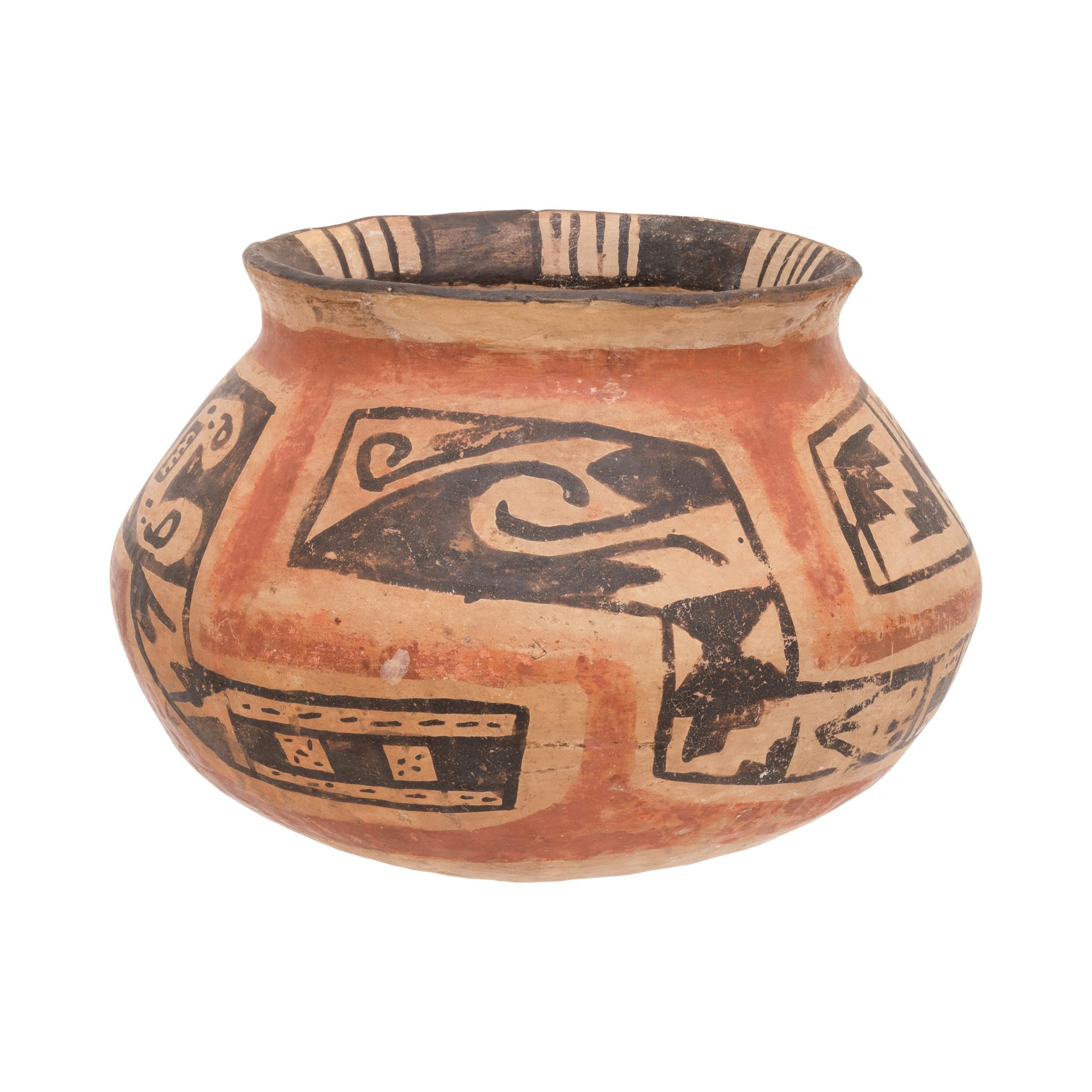 Americano Vaso policromo Tonto in vendita
