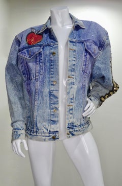 Tony Alamo "New York" Rhinestone Embellished Jean Jacket