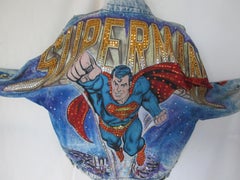Tony Alamo "Superman" Rhinestone Embellished Denim Jacket