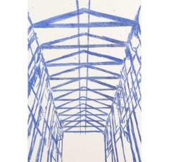 Interior azul 2, Monocopia de Tony Bevan, 2006