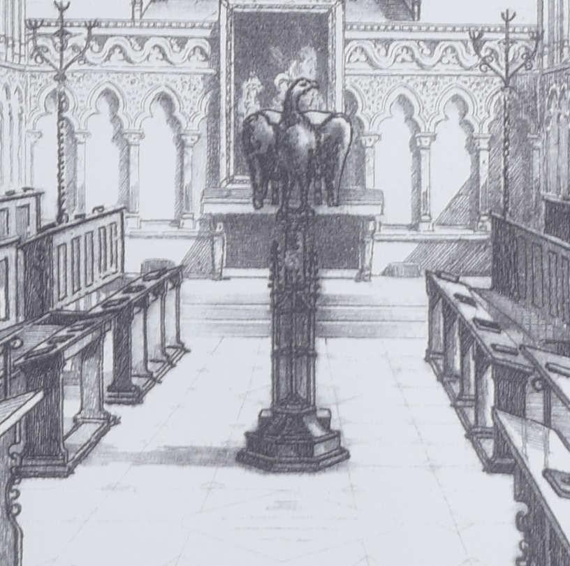 Corpus Christi College, Cambridge Capilla impresión de Tony Broderick en venta 1