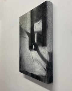 Unique, black and white, abstract, canvas, painting