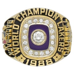 Tony Campbell's Los Angeles Lakers 1988 NBA Championship Players Ring