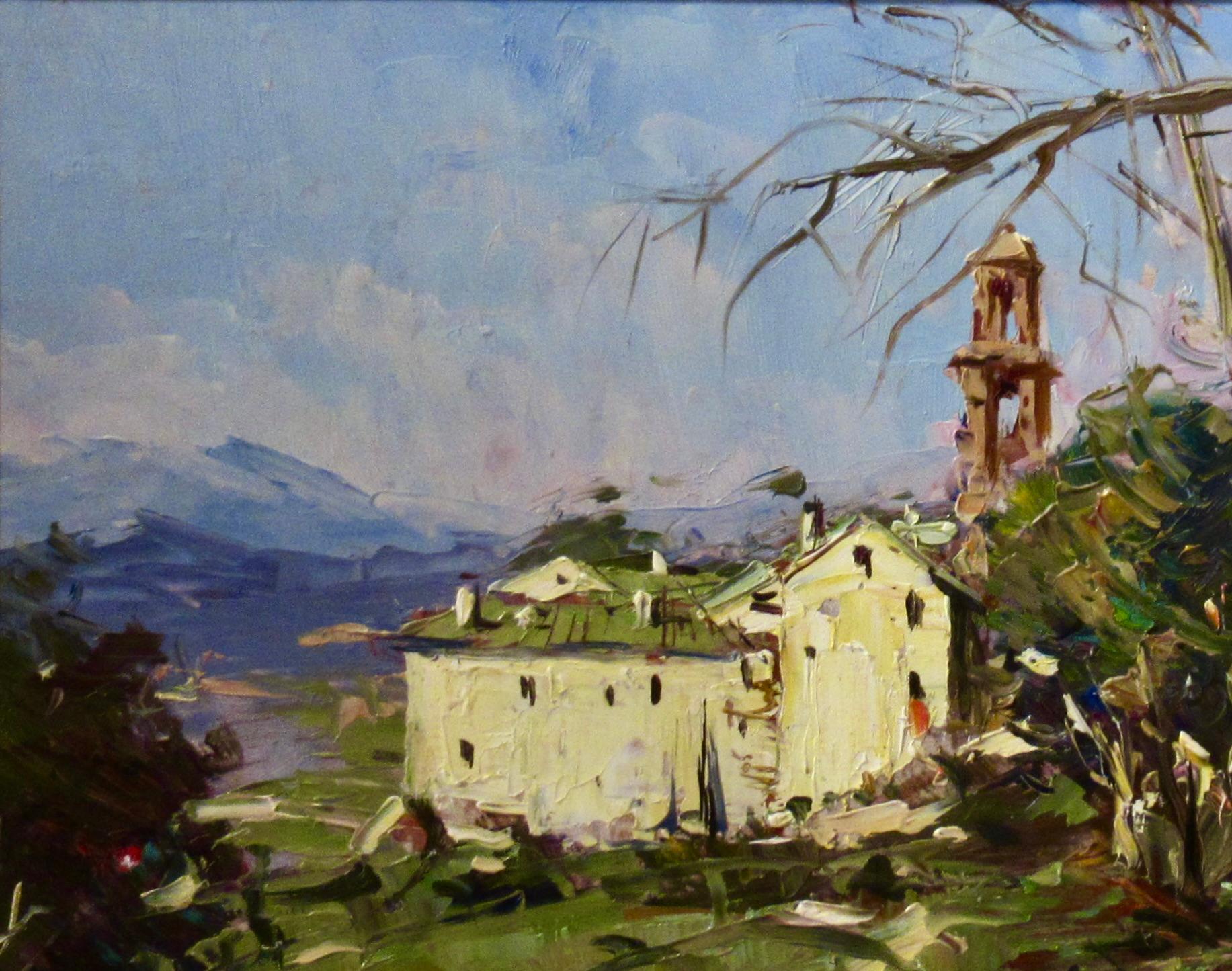 Corse (Corsica) - Impressionist Painting by Tony Cardella