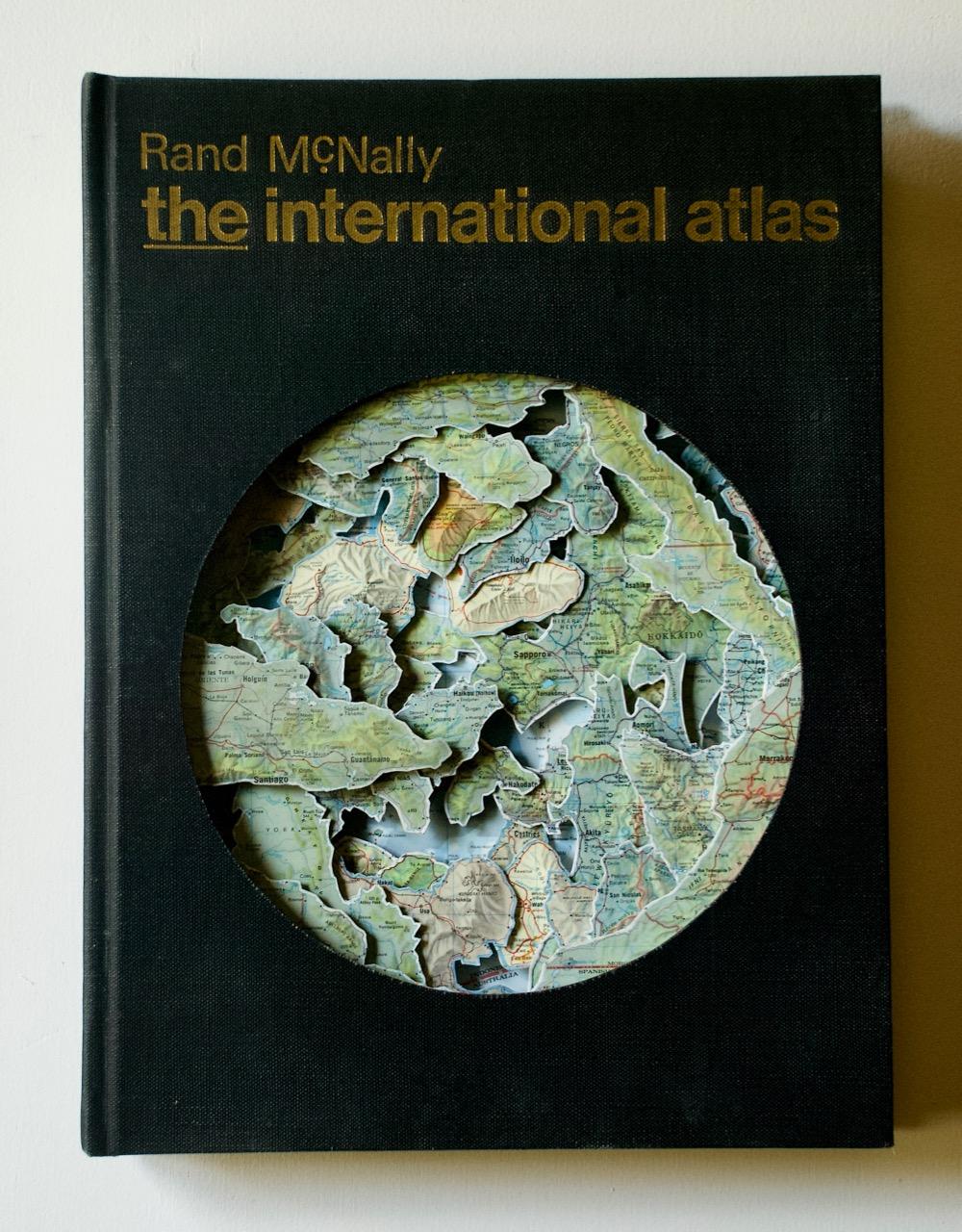 The International Atlas - Mixed Media Art by Tony Dagradi