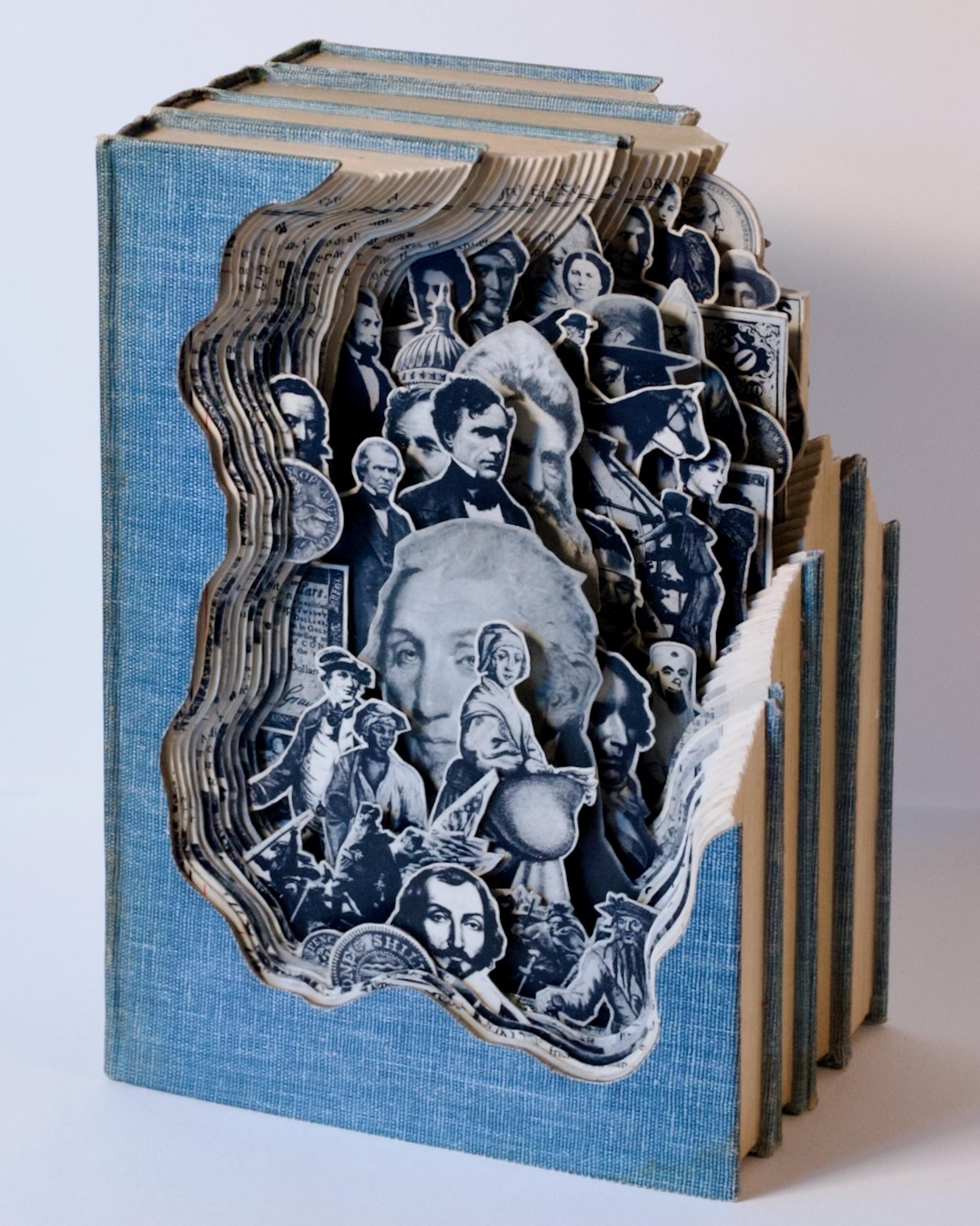 Tony Dagradi Figurative Sculpture - Trapped in History