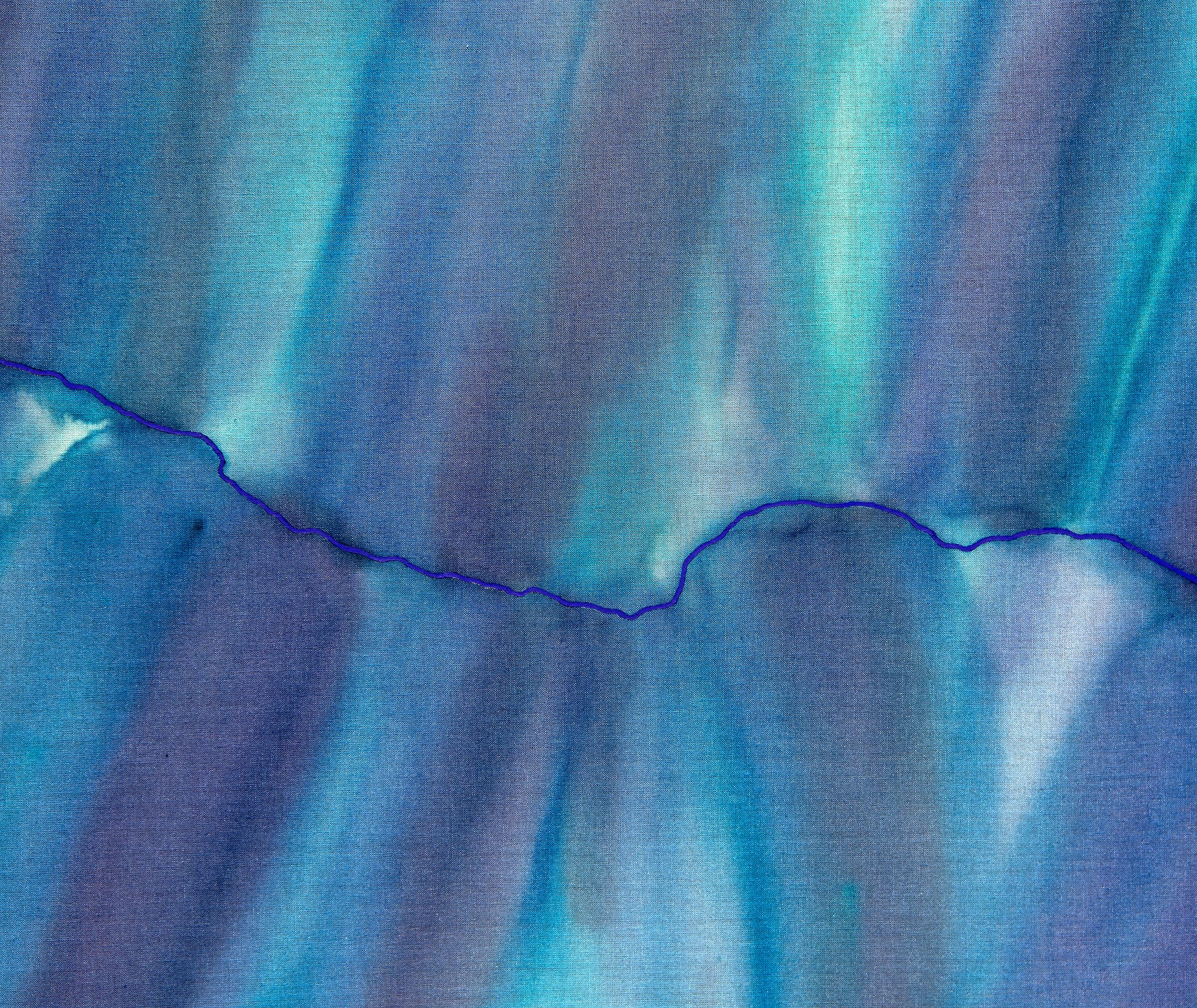 Border Compression #1 - Painting by Tony de los Reyes