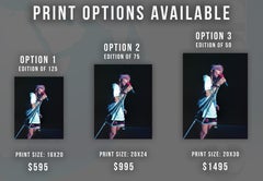 Axl Rose of Guns N' Roses Singing Fine Art Print