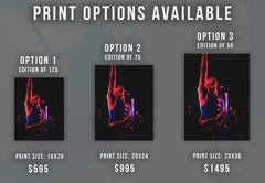 Prince Performing on Stage Fine Art Print