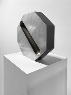 Tony DeLap "Dr. Q", 1967 Stainless Steel Sculpture